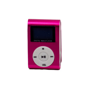 MP3 Player mini με Οθόνη Ροζ