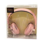 Ακουστικά Κεφαλής GJ-18 Ροζ Ενσύρματα