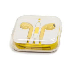 Ακουστικά Μικρά Κίτρινα Ενσύρματα