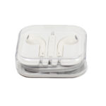 Ακουστικά Μικρά Λευκά Ενσύρματα