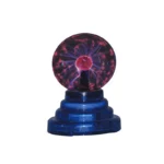 Διακοσμητικό Φωτιστικό Plasma Ball LED 25cm σε Μαύρο Χρώμα