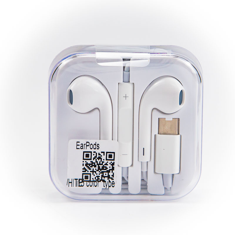 Ακουστικά Λευκά με Βύσμα Type-C